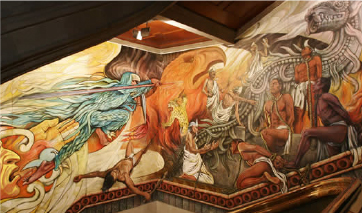 mural de Luis Nishizawa: la Justicia